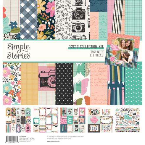 Preview: Simple Stories - Collectors Essential Kit "Take Note" 12 Bogen Designpapier