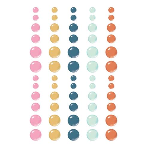 Preview: Simple Stories - Enamel Dots "Take Note" 60 Stück 