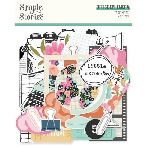Simple Stories - Stanzteile "Take Note" Die Cuts