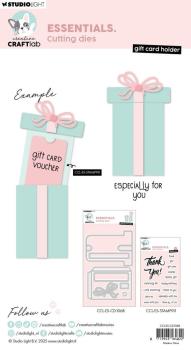 Preview: Creative Craft Lab - Studio Light - Stanzschablone "Giftcard Holder" Dies