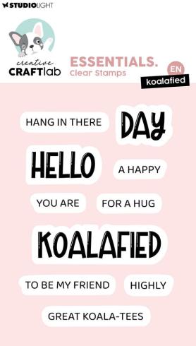 Creative Craft Lab - Studio Light - Stempelset "Koalified" Clear Stamps