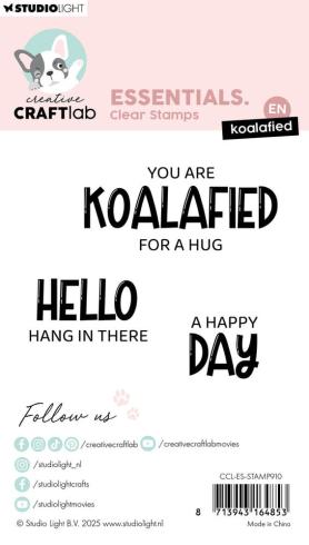 Preview: Creative Craft Lab - Studio Light - Stempelset "Koalified" Clear Stamps