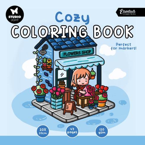 Studio Light - Ausmalbuch "Cozy 2" Coloring Book 20x20cm