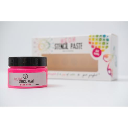 Studio Light - Strukturpaste "Neon" Stencil Paste 6x50ml