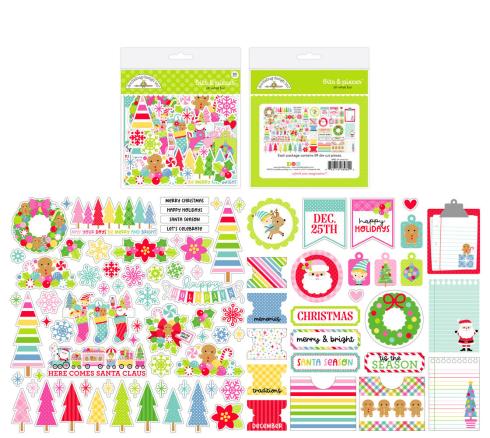 Doodlebug Design - Stanzteile "Oh What Fun" Bits & Pieces