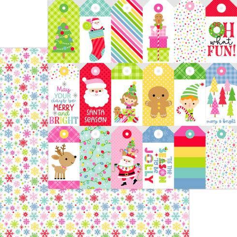 Doodlebug Design - Designpapier  "Oh What Fun " Paper Pack 12x12 Inch - 12 Bogen