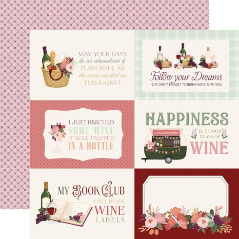 Carta Bella - Designpapier "Wine" Collection Kit 12x12 Inch - 12 Bogen  