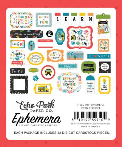 Preview: Echo Park - Stanzteile "Field Trip" Ephemera