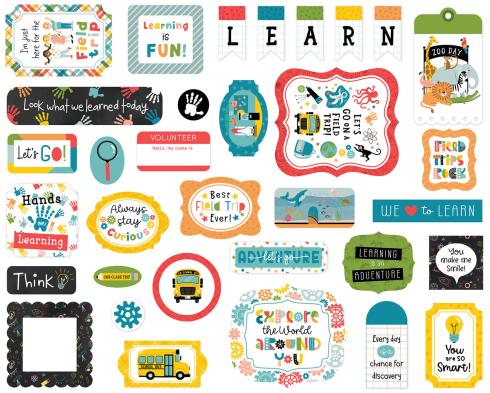 Preview: Echo Park - Stanzteile "Field Trip" Ephemera