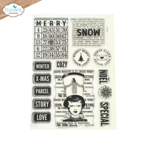Preview: Elizabeth Craft Designs - Stempelset "Winter Story" Clear Stamps