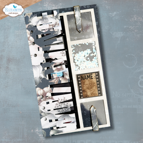 Elizabeth Craft Designs - Stanzschalone "Wintertime Wordstrip" Dies