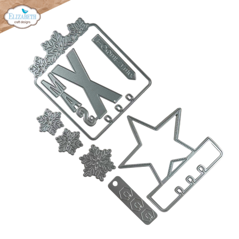 Preview: Elizabeth Craft Designs - Stanzschalone "Wintercards CardLab" Dies