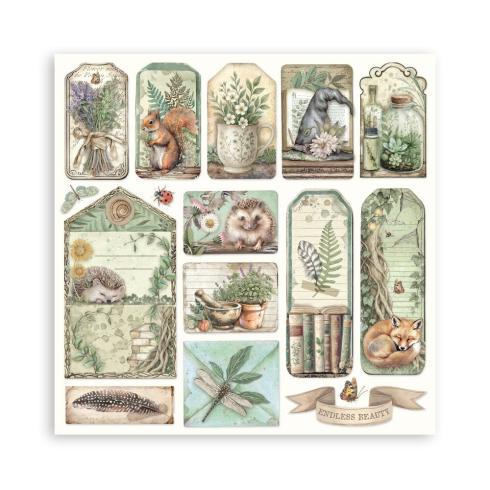 Stamperia - Designpapier "Herbarium Silvae" Maxi Paper Pack 12x12 Inch - 22 Bogen