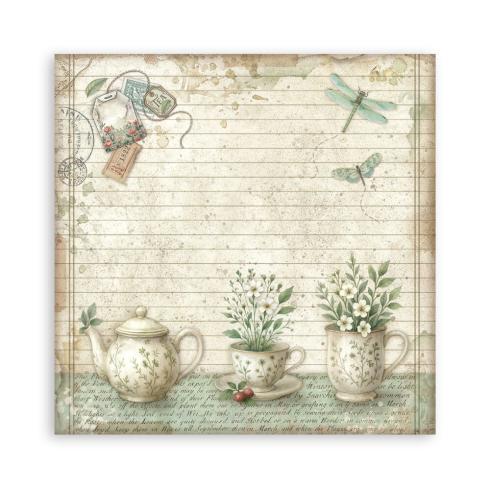 Preview: Stamperia - Designpapier "Herbarium Silvae" Maxi Paper Pack 8x8 Inch - 22 Bogen