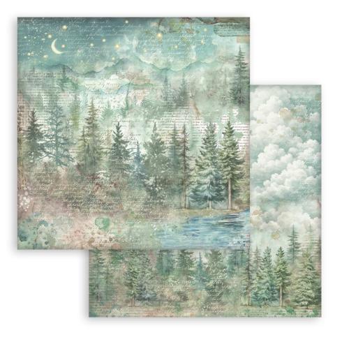 Stamperia - Designpapier "Herbarium Silvae" Maxi Paper Pack 12x12 Inch - 10 Bogen