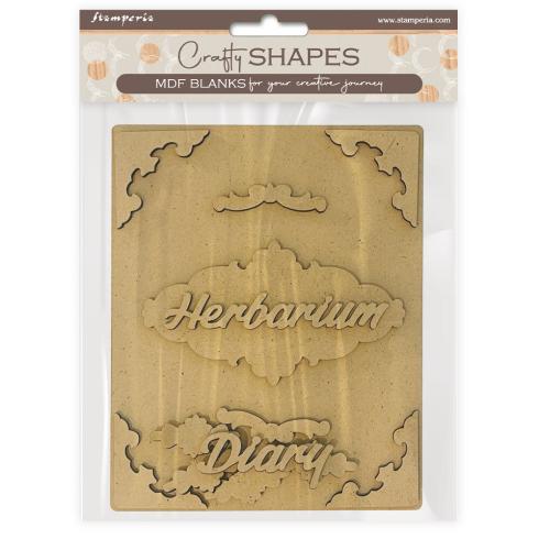 Stamperia - Holzteile "Diary Cover" MDF Crafty Shapes Blanks