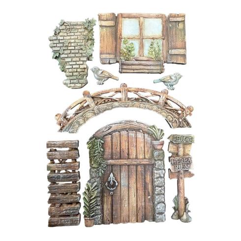 Preview: Stamperia - Gießform A5 "Bridge" Soft Mould 