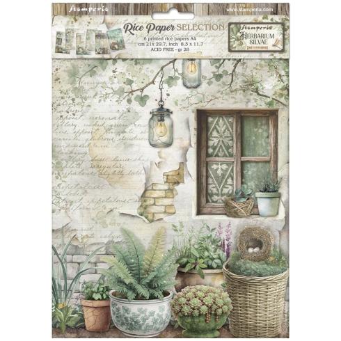 Stamperia - Decopatch Papier "Herbarium Silvae" Decoupage A4 - 6 Bogen  
