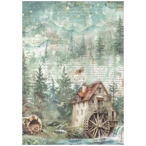 Stamperia - Decopatch Papier "Mill" Decoupage A4 - 6 Bogen  