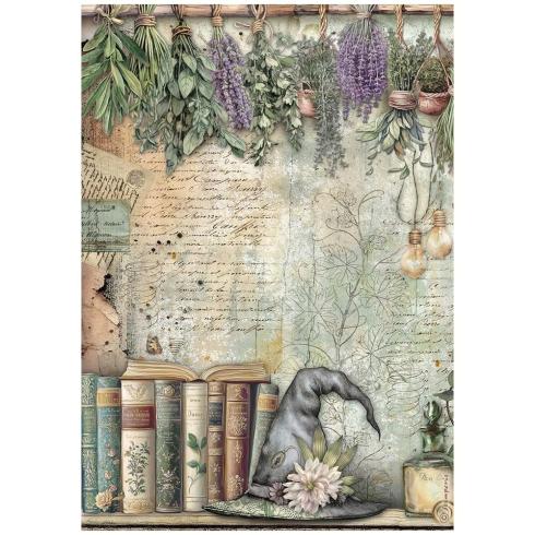 Stamperia - Decopatch Papier "Books" Decoupage A4 - 6 Bogen  