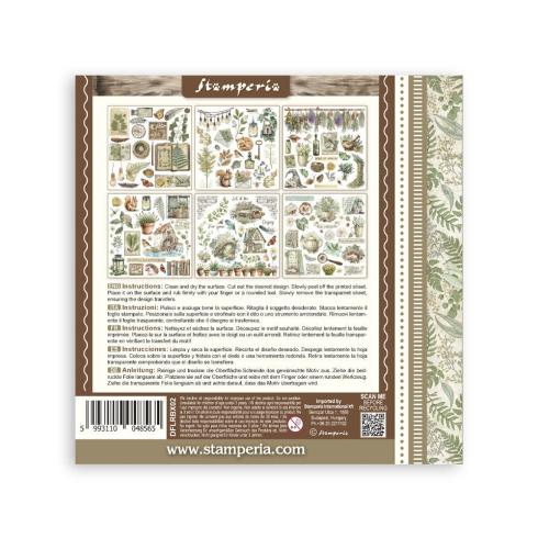 Stamperia - Transfer Aufkleber "Herbarium Silvae" Rub-On Kit