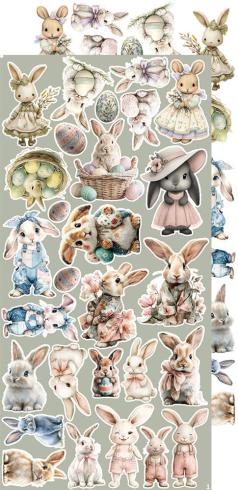 Preview: Craft OClock - Ausschneidebogen "Spring" Extra Set Creative - 18 Bogen