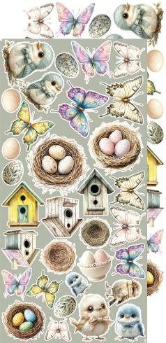 Craft OClock - Ausschneidebogen "Spring" Extra Set Creative - 18 Bogen