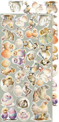 Craft OClock - Ausschneidebogen "Spring" Extra Set Creative - 18 Bogen