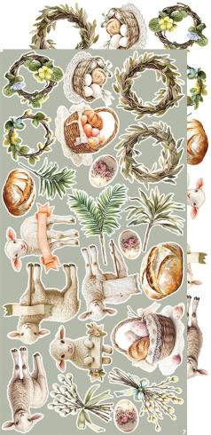 Craft OClock - Ausschneidebogen "Spring" Extra Set Creative - 18 Bogen