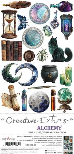 Craft OClock - Ausschneidebogen "Alchemy" Extra Set Creative - 18 Bogen