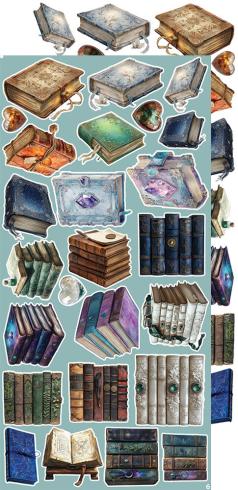 Craft OClock - Ausschneidebogen "Alchemy" Extra Set Creative - 18 Bogen