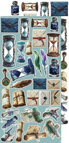 Craft OClock - Ausschneidebogen "Alchemy" Extra Set Creative - 18 Bogen