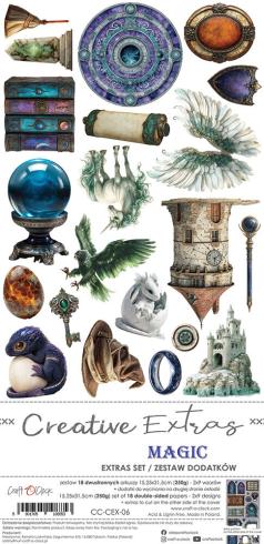 Craft OClock - Ausschneidebogen "Magic" Extra Set Creative - 18 Bogen