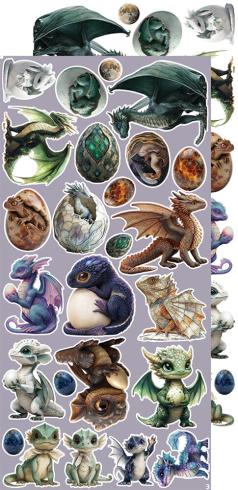 Craft OClock - Ausschneidebogen "Magic" Extra Set Creative - 18 Bogen