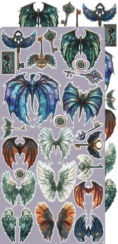 Craft OClock - Ausschneidebogen "Magic" Extra Set Creative - 18 Bogen