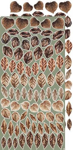 Craft OClock - Ausschneidebogen "Leaves" Extra Set Creative - 18 Bogen