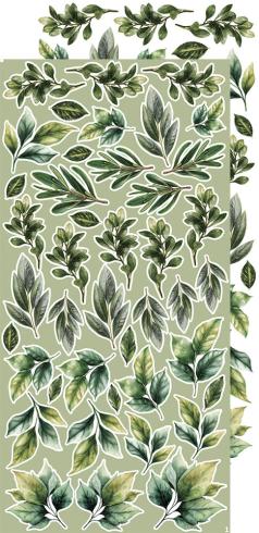 Preview: Craft OClock - Ausschneidebogen "Leaves 2" Extra Set Creative - 18 Bogen