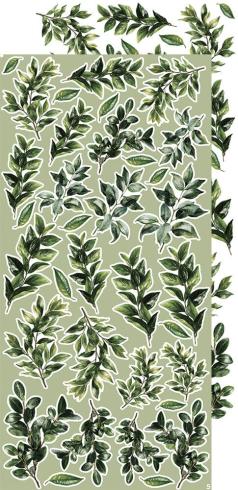 Craft OClock - Ausschneidebogen "Leaves 2" Extra Set Creative - 18 Bogen