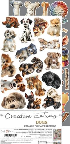 Craft OClock - Ausschneidebogen "Lovely Pets" Extra Set Mix - 18 Bogen