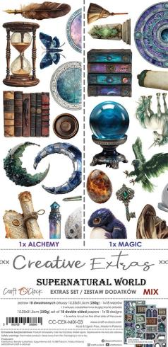 Craft OClock - Ausschneidebogen "Supernatural World" Extra Set Mix - 18 Bogen