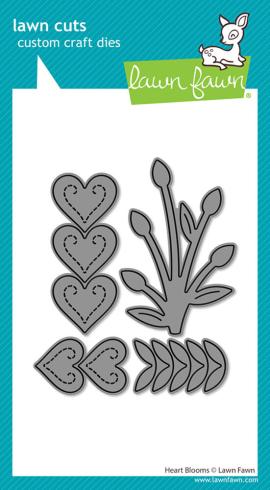 Lawn Fawn - Stanzschablone "Heart Blooms" Dies