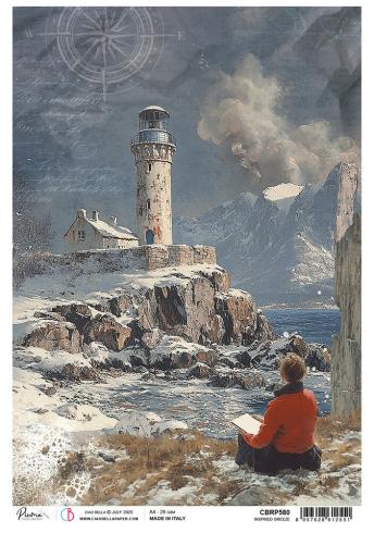 Ciao Bella - Decopatch Papier "Inspired Breeze" Rice Paper A4 - 5 Bogen