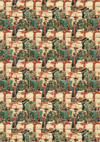 Ciao Bella - Decopatch Papier "Polar Railway" Mixed Media Rice Paper A5 - 8 Bogen