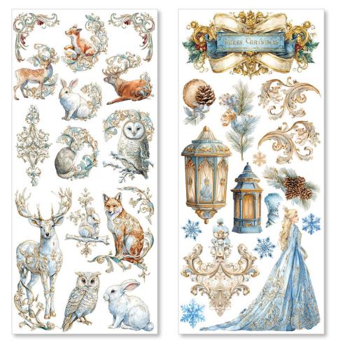 Preview: Ciao Bella - Aufkleber "Winterling" Transparent Adhesive Sticker Sheets