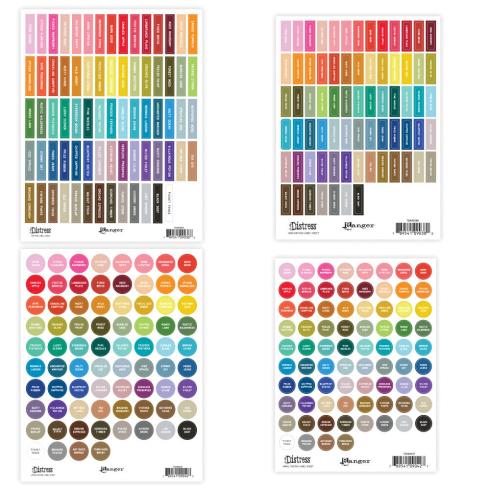 Ranger - Tim Holtz "Distress Label Assortment Sheets White"
