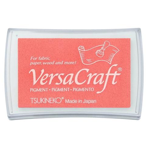 Tsukineko - VersaCraft Large Ink Pad "Coral Pink" Pigment Stempelkissen