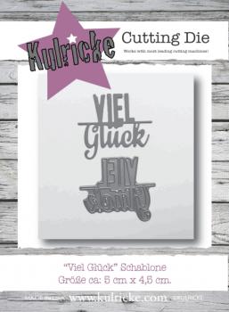 Kulricke Stanzschablone "Viel Glück Line" Craft Die | Stanze