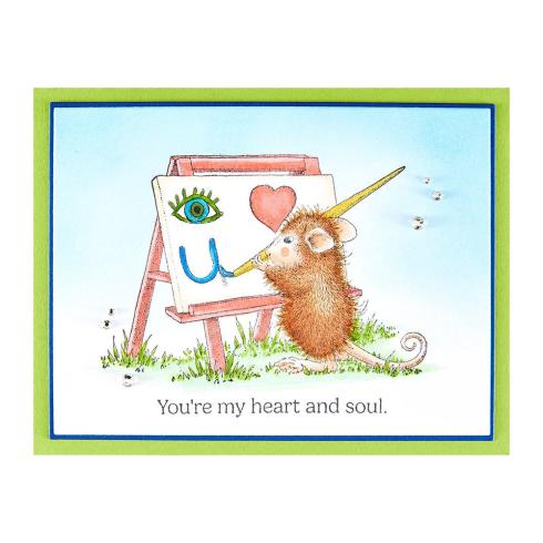 Preview: Spellbinders - Gummistempel Set "Heart and Soul" Cling Stamp