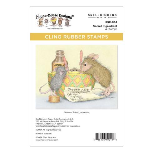 Spellbinders - Gummistempel Set "Secret Ingredient" Cling Stamp