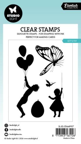 Preview: Studio Light - Stempelset "Let's Fly" Clear Stamps